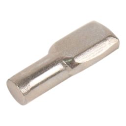 Essentials MDF Flat Shelf Supports Satin Nickel 50 Pack