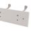 Essentials 4-Hook Rail White 458mm x 105mm