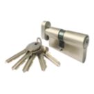Smith & Locke  6-Pin Cylinder Thumbturn Lock 35-35 (70mm) Satin Nickel