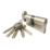 Smith & Locke  6-Pin Cylinder Thumbturn Lock 35-35 (70mm) Satin Nickel