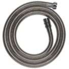 Croydex  Stretch Reinforced Shower Hose Chrome 10mm x 1.5 - 2m