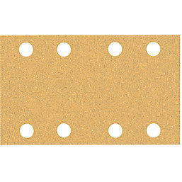 Bosch Expert C470 60 Grit 8-Hole Punched Multi-Material Sanding Sheets 133mm x 80mm 10 Pack