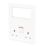 British General 800 Series 13A 2-Gang DP Combination Plate White