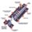 Squire Die-Cast Steel 4-Dial Combination Locking Bolt 92mm Blue
