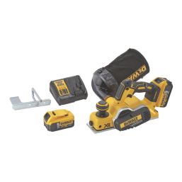 DEWALT DCP580P2-GB 18V 2 x 5.0Ah Li-Ion XR Brushless Cordless Planer