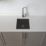 Carysil EN340-BK 1 Bowl Granite Composite Kitchen Sink Black 370mm x 460mm