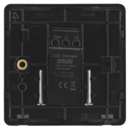 Arlec  1-Gang 2-Way LED Dimmer Switch  Charcoal