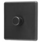 Arlec  1-Gang 2-Way LED Dimmer Switch  Charcoal