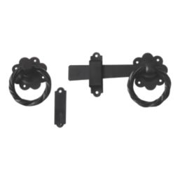Smith & Locke Ring Gate Latch Black 152mm