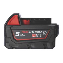 Milwaukee M18 B5-CR 18V 5.0Ah Li-Ion RedLithium Chemical Resistance Battery