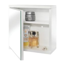Croydex  Single-Door Bathroom Cabinet White  300mm x 140mm x 300mm