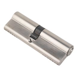 Smith & Locke Fire Rated 1 Star Double 1* 6-Pin Euro Cylinder Lock 45-50 (95mm) Polished Nickel