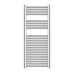 Blyss 1100mm x 450mm 1037BTU Chrome Curved  Towel Radiator