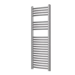 Blyss 1100mm x 450mm 1037BTU Chrome Curved  Towel Radiator