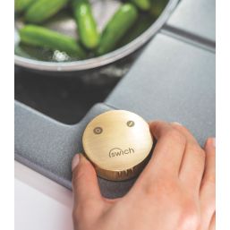 Abode Swich Round Tap Filter Converter Brushed Brass