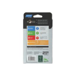 Norton  A203F 180 Grit 11-Hole Punched Multi-Material Sanding Sheets 100mm x 150mm 5 Pack