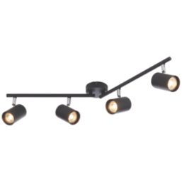 Saxby Toro Bar 4-Light Spotlight Black