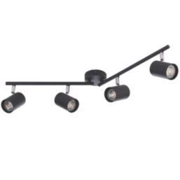 Saxby Toro Bar 4-Light Spotlight Black
