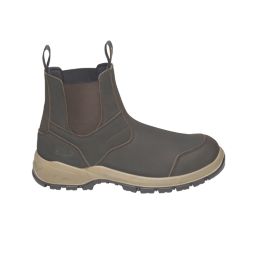Site Merrien 2.0 Size 9  Brown Waterproof Steel Toe Cap Safety Dealer Boots