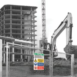 Essentials  "Site Safety" Notice Sign 400mm x 300mm