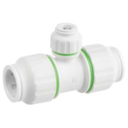 Flomasta  Plastic Push-Fit Reducing Tee 22mm x 22mm x 10mm