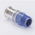 Wavin Tigris  Multi-Layer Composite Press-Fit Adapting Male Couplers 0.75" x 25mm 10 Pack