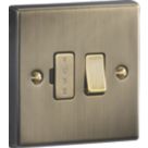 Knightsbridge  13A Switched Fused Spur  Antique Brass
