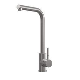 ETAL Vito Single Lever Mono Mixer Kitchen Tap Brushed Steel