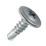 Easydrive  Phillips Wafer Self Drilling Uncollated Drywall Screws 4.2mm x 13mm 1000 Pack