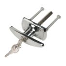 Burg-Wachter  Chrome Plate Garage Door Handle