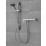 Triton Leona Rear-Fed Exposed Chrome Thermostatic Mixer Shower