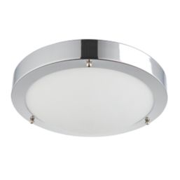 Saxby Anchorage LED Bathroom Ceiling Light Chrome 9W 650lm