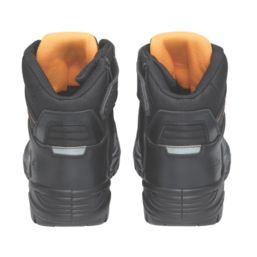 Site Prescott Size 7  Black Waterproof Steel Toe Cap Safety Boots