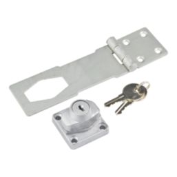 Smith & Locke Hasp & Staple with Lock Galvanised 115mm