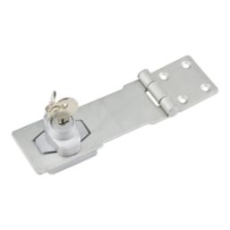 Smith & Locke Hasp & Staple with Lock Galvanised 115mm