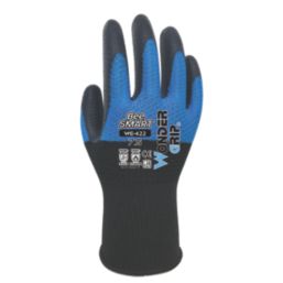 Wonder Grip WG-422 Bee-Smart  General Handling Gloves Black/Blue Small