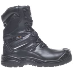 Apache Combat Size 9  Black Waterproof  Safety Boots
