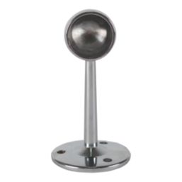 Essentials Rail End Brackets Polished Chrome 19mm 2 Pack