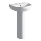 Round Basin & Pedestal  1 Tap Hole 510mm