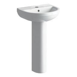 Round Basin & Pedestal  1 Tap Hole 510mm