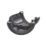 FloPlast Cast Iron Effect uPVC 135° Half Round Gutter Angle Black 112mm