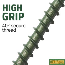 Timbadeck  PZ Double-Countersunk  Decking Screws 4.5mm x 75mm 100 Pack