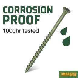 Timbadeck  PZ Double-Countersunk  Decking Screws 4.5mm x 75mm 100 Pack