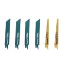 Makita  D-53051 Multi-Material Reciprocating Saw Blade Set 6 Pieces