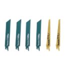 Makita  D-53051 Multi-Material Reciprocating Saw Blade Set 6 Pieces