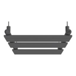 Flomasta Flat Bar 1000mm x 500mm 1576BTU Anthracite Vertical Designer Radiator