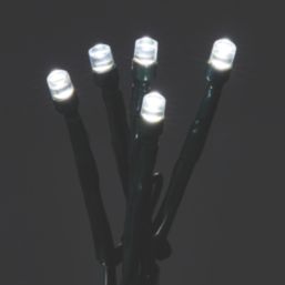 2000 LED Indoor & Outdoor Ice White Cluster Christmas Lights