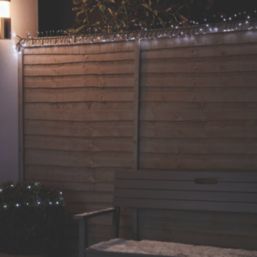 2000 LED Indoor & Outdoor Ice White Cluster Christmas Lights