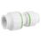Flomasta  Plastic Push-Fit Reducing Couplers 22mm x 15mm 2 Pack