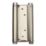 Smith & Locke Satin Nickel  Spring Hinge 150mm x 153mm